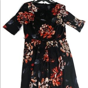 Beautiful Floral Long Sleeve Dress